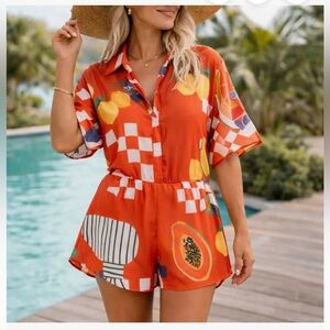 NWT Petal & Pup Sebastian Romper XL